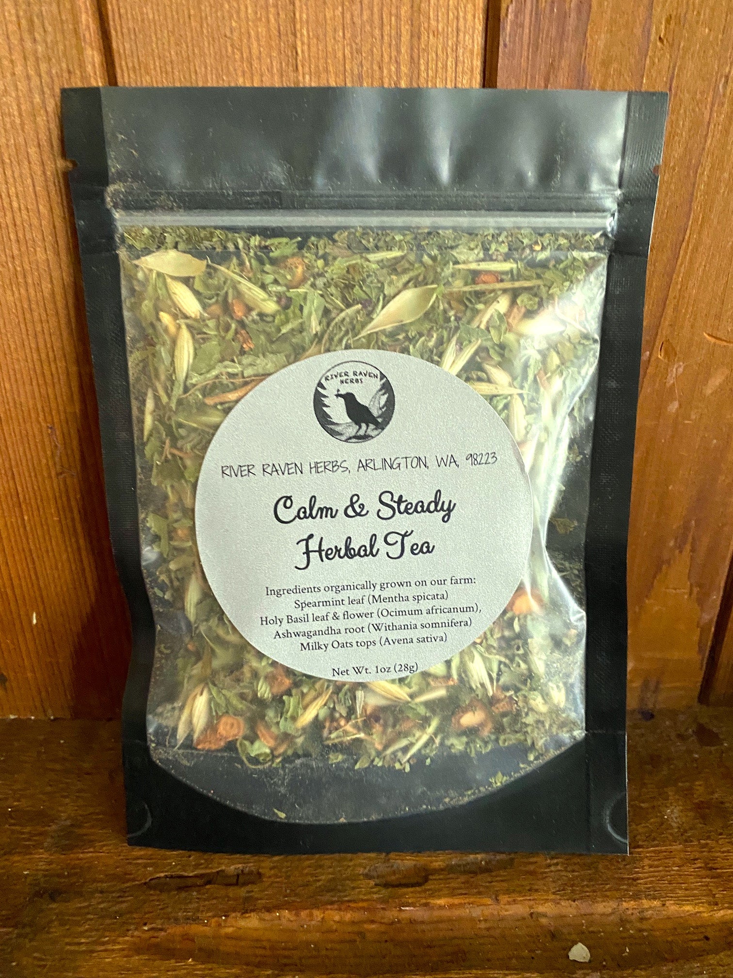 River Raven  Calm & Steady Herbal Tea